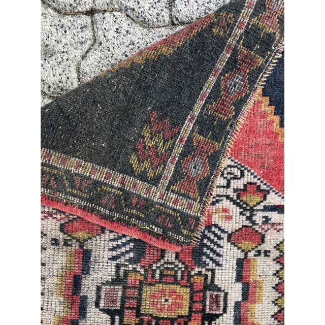 1960s 1960s Vintage Turkish Red Rug For Sale - Image 5 of 6