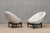 Oval White Leather Armchairs by Emiel Veranneman for de Sede, Switzerland, 1992, Set of 2 For Sale - Image 13 of 16