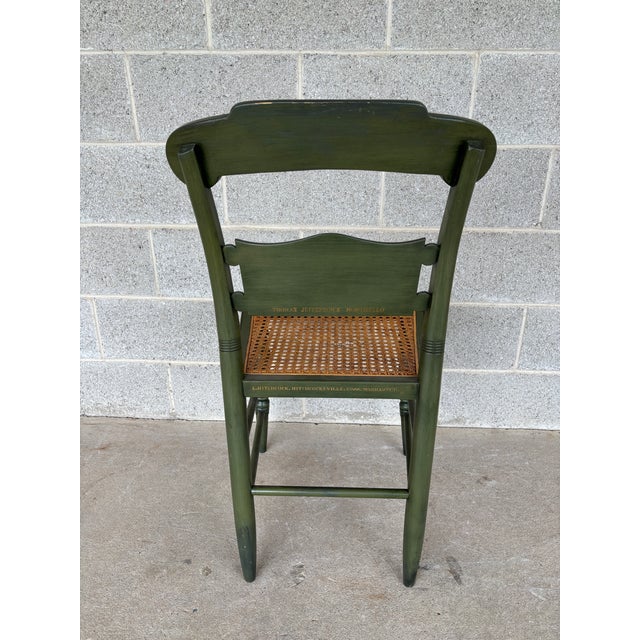 (B) - Hitchcock Limited Edition Thomas Jefferson's Monticello Chair For Sale In Philadelphia - Image 6 of 11