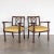 1940s Pair of French Wood Armchairs For Sale - Image 4 of 11