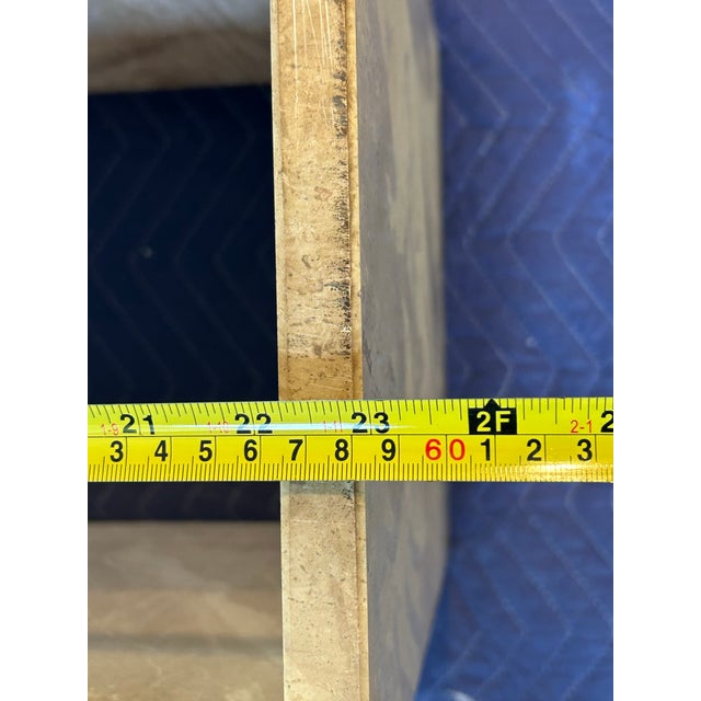 1970’s Italian Travertine Coffee Table For Sale - Image 9 of 12