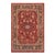 Classic Ziegler Red Blue Hand-Knotted Wool Rug - 8'4'' X 9'11'' For Sale