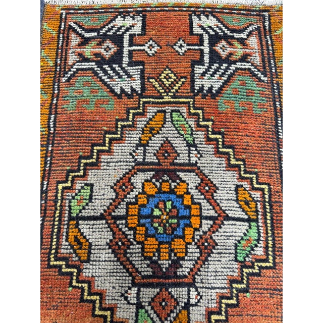 Turkish Yastik Rug 1'8" x 3'1" For Sale - Image 4 of 5