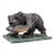 1900s Antique VictorianGerman Carved Fruitwood Decorative Bear Figure For Sale