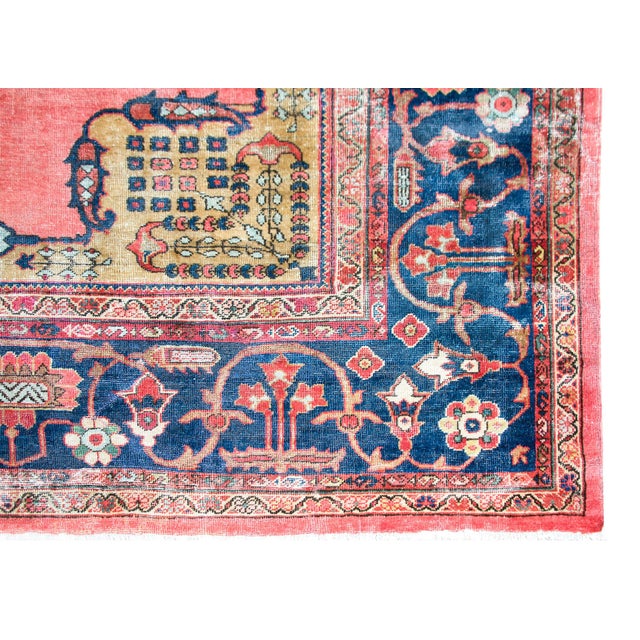 Persian Early 20th Century Persian Sultanabad Rug For Sale - Image 3 of 15