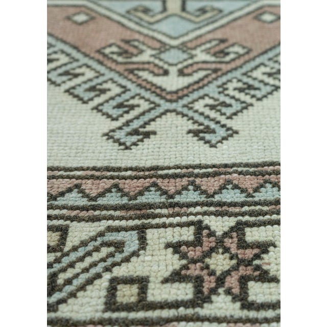 Turkish Turkish Vintage Square Rug 4' x 3'8" #20673 For Sale - Image 3 of 8