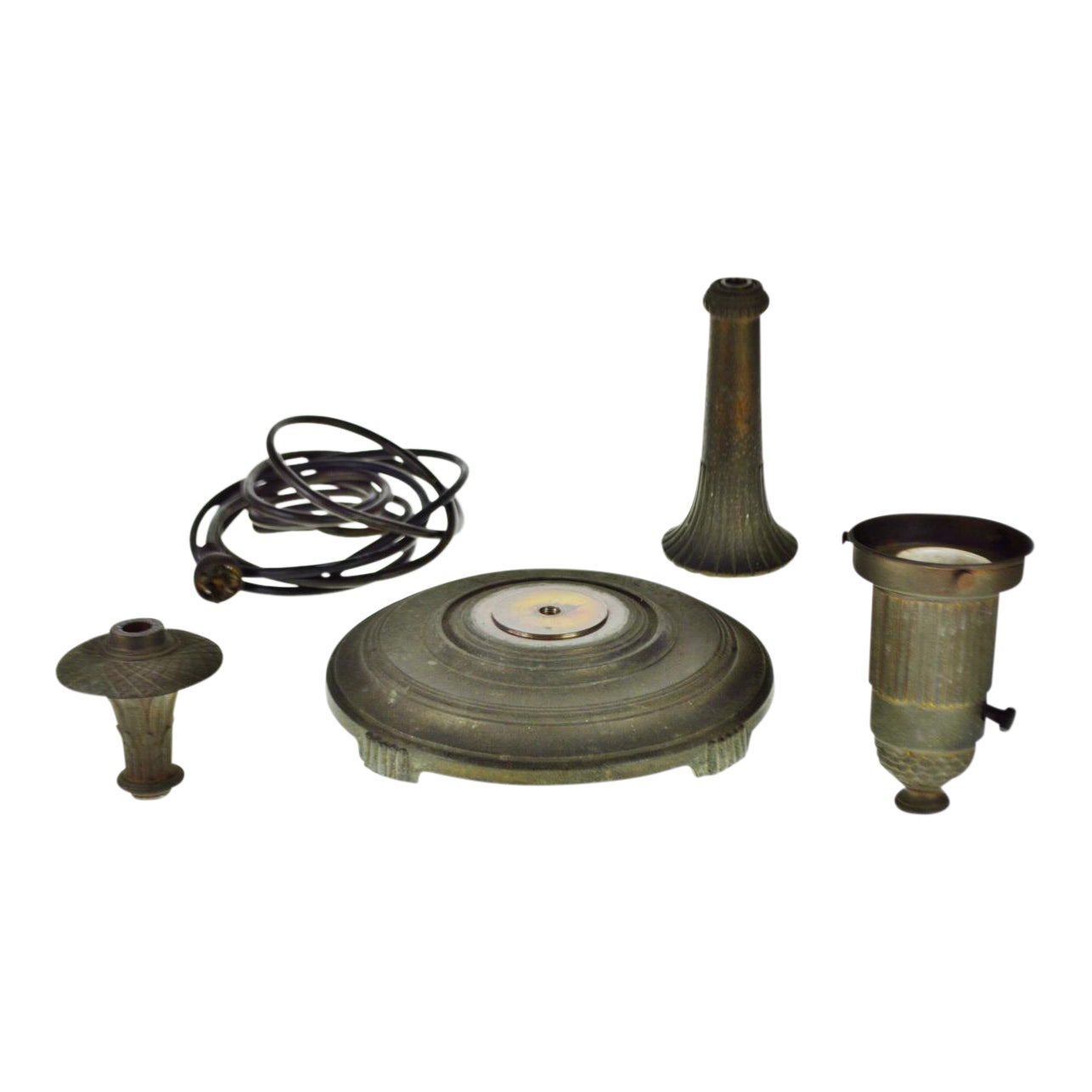 Vintage Miller Co Torchiere Floor Lamp Parts Set Of 5 Chairish