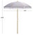 Transform your beach day with the bella 6.5 ft beach umbrella in navy stripe. Sporting a classic navy striped design, this...