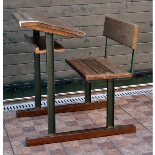 Vintage School Desk For Sale - Image 15 of 15
