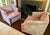 Transitional Pair of Vintage David Edward Club Chairs With Floral Print For Sale - Image 3 of 17