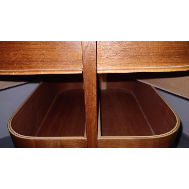 Wood Danish Sewing Box in Teak, 1960s For Sale - Image 7 of 18