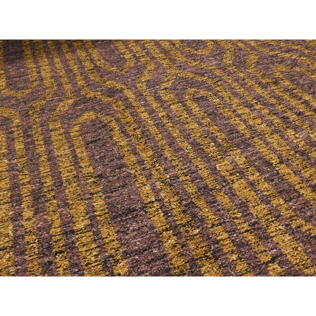 Contemporary Modern Flat Weave Rug - 8' X 10'5" For Sale - Image 3 of 16