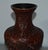 Sienna Antique Carved Chinese Figural Cinnabar Vase For Sale - Image 8 of 12