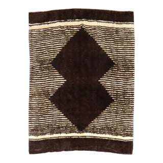 Vintage Turkish Mohair Rug - 4'8" x 6' For Sale