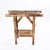 Wood Vintage Bamboo Console Table For Sale - Image 7 of 9