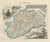 Antique Map of the Haute-Saone, Vesoul and Gray by Vuillemin, 1860 For Sale - Image 12 of 12