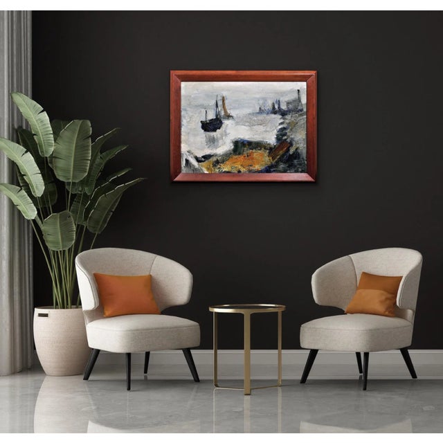 Raymond Picque, Landscape, 1964, Oil on Canvas For Sale - Image 17 of 18