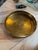 1970s Hand-Hammered Brass Centerpiece Bowl With Engraved Floral Motif, 1970s For Sale - Image 5 of 7