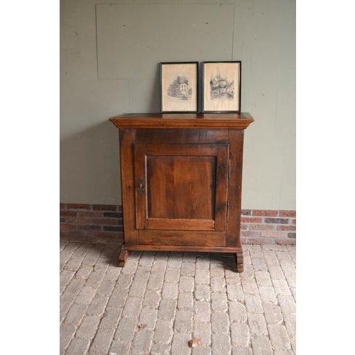 Antique Oak Single-Door Spindle Cupboard. For Sale - Image 12 of 12