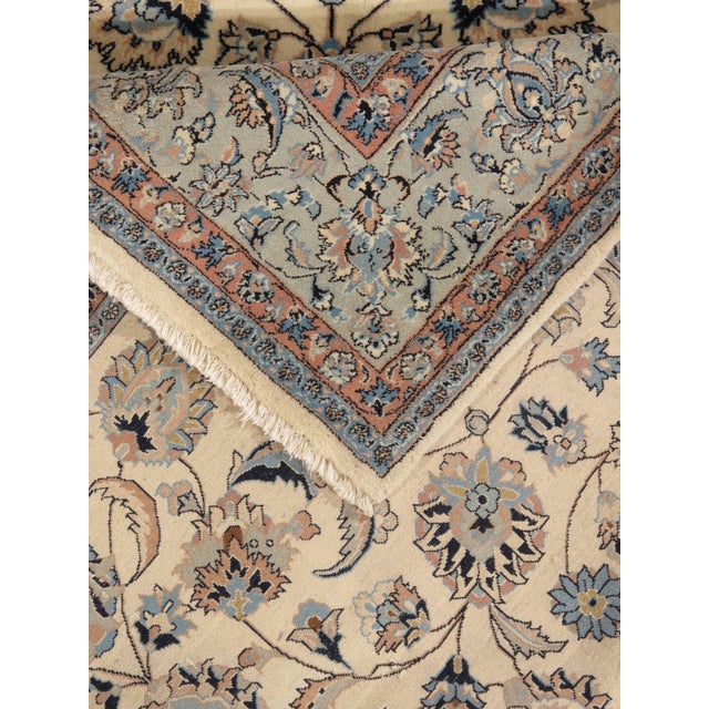 Antique Persian Mashad Rug 6'6" X 9'8" For Sale - Image 4 of 4