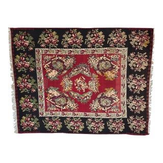 Antique Bessarabian KIlim, 9'2" X 11'2" For Sale