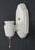 Traditional Mid 20th Century Restored Traditional White Porcelain Wall Sconce For Sale - Image 3 of 8