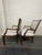 Traditional Vintage Regency Style Upholstered Armchairs—A Pair For Sale - Image 3 of 11