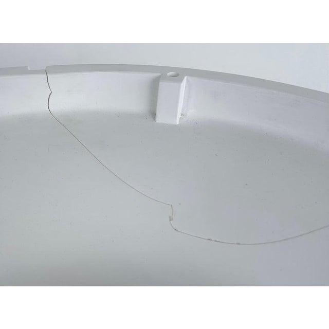 White Mobital Maldives Dining Table, Solid Composit Surface Top, Concrete Polymer Base For Sale - Image 8 of 11