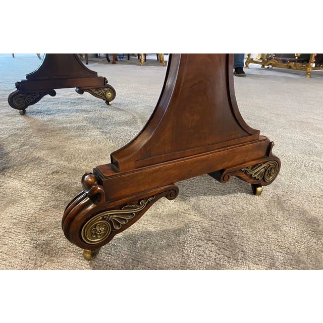 Very Fine 19th Century English Regency Writing Table For Sale - Image 9 of 9