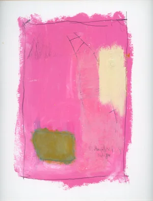 "Play Drawing #6" Contemporary Original Abstract Oil Painting by Vincent Salvati