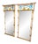 Antique Painted and Gilded Pier Mirrors, 1820, Set of 2 For Sale