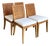 Vintage Woven Cane Dining Chairs - Set of 4 For Sale