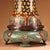 Metal Monumental Pair of Chinese Cloisonné Enamel "Fish" Vases With Stands - 48cm, 9.6kg For Sale - Image 7 of 8
