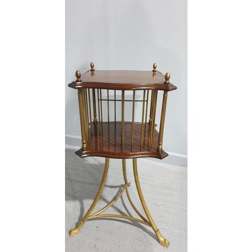 Vintage Revolving Bookcase For Sale - Image 8 of 9