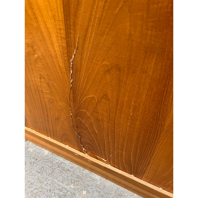 Mid 20th Century Danish Modern Teak Nine-Drawer Lowboy Dresser by Sun Cabinet Co LTD For Sale - Image 17 of 17