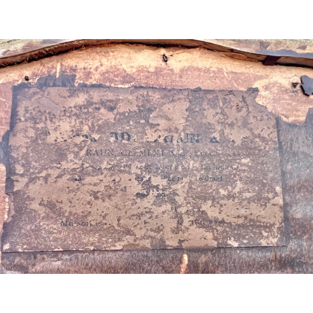 Antique French Romantic Frame & Picture Reproduction Print For Sale - Image 11 of 11