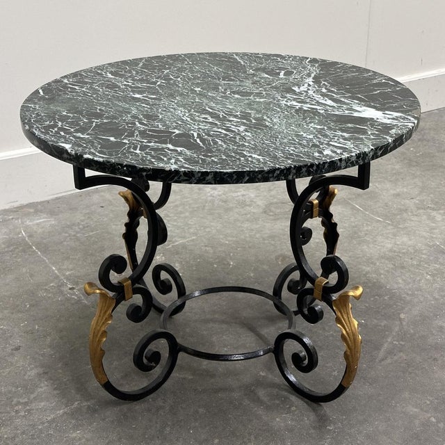 Neoclassical French Revival Coffee Table in the style of Hollywood Regency, 1970s For Sale - Image 13 of 13