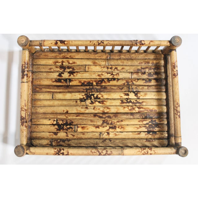 Mid-20th Century Organic Modern Bamboo Tray For Sale In Tulsa - Image 6 of 8