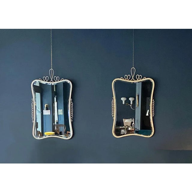 1950s Mirrors, 1950s, Set of 2 For Sale - Image 5 of 5