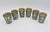 Mid 20th Century Mexican Abalone Mosaic Brass Barware Set, Pitcher & 6 Glasses For Sale - Image 16 of 18