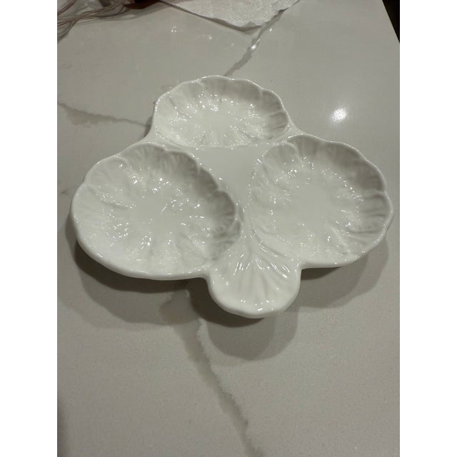 Shabby Chic Wedgewood Bone China Countryware 3 Section Hors d'Oeuvre Dish For Sale - Image 3 of 9