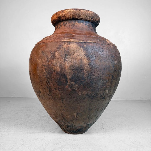 Large Antique Terracotta Jar, 1890s For Sale - Image 5 of 15