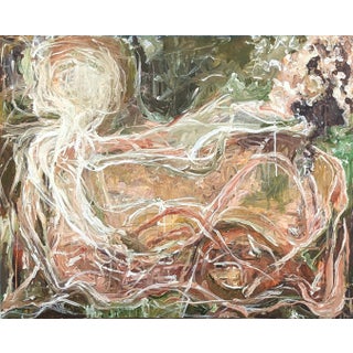 Kristi Haines Herman “Too Late, Too Much” Contemporary Gestural Abstract Expressionist Painting, 2024 For Sale