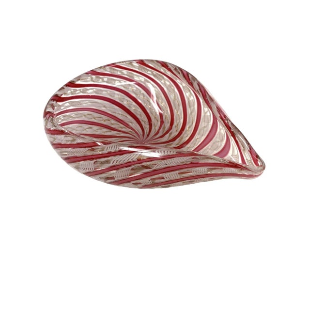 Vintage Murano Glass Candy Dish For Sale - Image 4 of 5