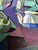 Gouache Painting Table in the Kitchen Unknown Artist For Sale - Image 9 of 11