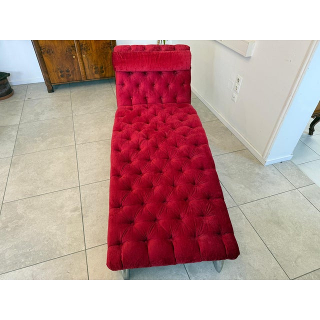 Vintage Chesterfield Chaise Lounge For Sale - Image 6 of 13