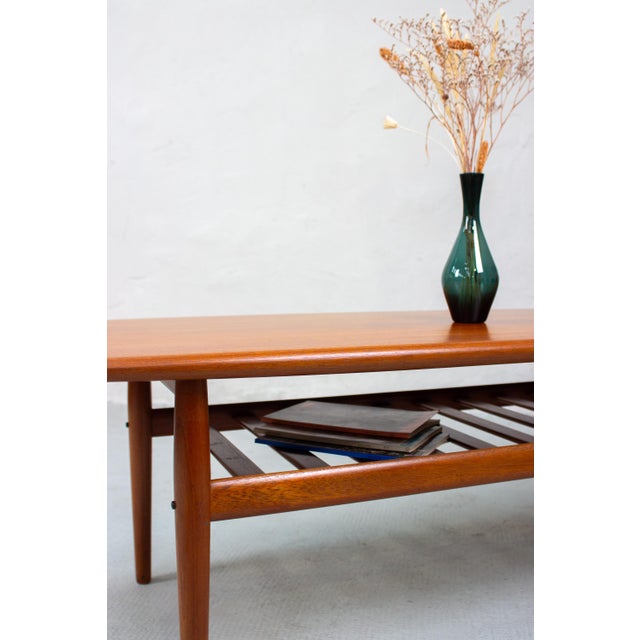 Mid-Century Danish Coffee Table in Teak by Grete Jalk for Glostrup, 1960s For Sale - Image 6 of 16