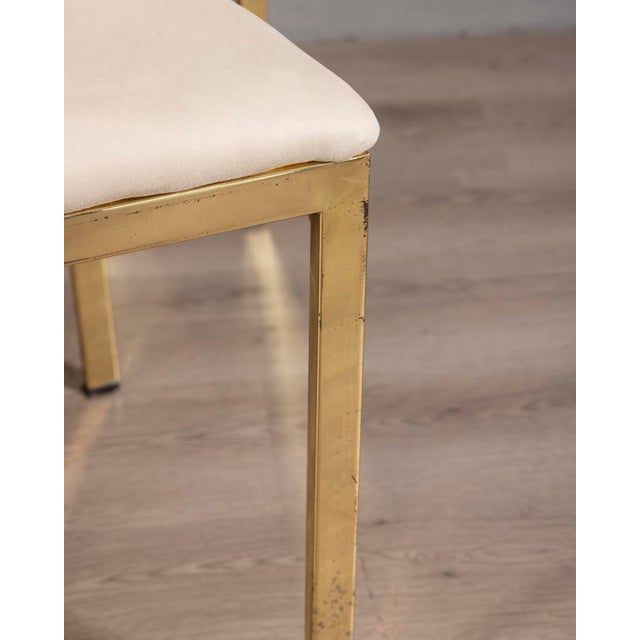 Vintage Chairs in Gold Brass by Renato Zevi, 1970s, Set of 6 For Sale - Image 6 of 18