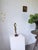 Antique bronze sculpture on its wooden base, depicting a couple. Inspired by Brancusi, this statue might remind one of the...
