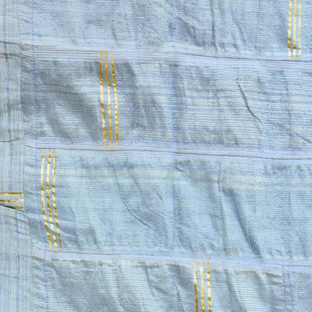 Textile Early 20th Century Hausa Boubou Men's Top Indigo Nigeria Sidley Collection For Sale - Image 7 of 7